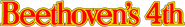 Logo of Beethoven's 4th image size 780x114