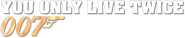 Logo of You Only Live Twice image size 789x162