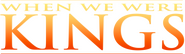 Logo of When We Were Kings image size 3222x948