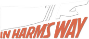 Logo of In Harm's Way image size 675x299