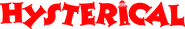 Logo of Hysterical image size 1432x227