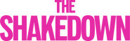 Logo of The Shakedown image size 1537x487