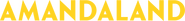 Logo of Amandaland image size 2811x318