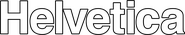 Logo of Helvetica image size 1600x306