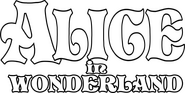 Logo of Alice in Wonderland image size 1239x620