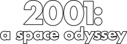 Logo of 2001: A Space Odyssey image size 1600x558