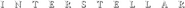 Logo of Interstellar image size 785x32