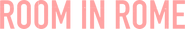 Logo of Room in Rome image size 2218x349