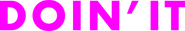 Logo of Doin' It image size 4182x707