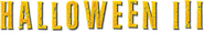 Logo of Halloween III: Season of the Witch image size 4298x915
