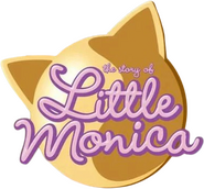 Logo of The Story of Little Monica image size 369x344
