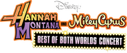 Logo of Hannah Montana & Miley Cyrus: Best of Both Worlds Concert image size 1916x794