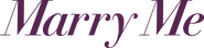 Logo of Marry Me image size 4319x1037