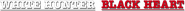 Logo of White Hunter, Black Heart image size 785x47