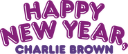 Logo of Happy New Year, Charlie Brown image size 2241x955