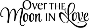 Logo of Over the Moon in Love image size 1777x567
