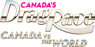 Logo of Canada's Drag Race: Canada vs The World image size 2459x1238