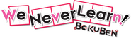 Logo of We Never Learn image size 915x271