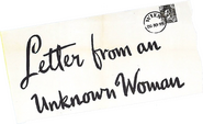 Logo of Letter from an Unknown Woman image size 772x470
