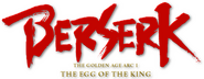 Logo of Berserk: The Golden Age Arc I - The Egg of the King image size 797x309