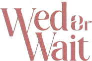 Logo of Wed or Wait image size 1575x1055