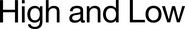 Logo of High and Low image size 4299x685