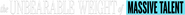 Logo of The Unbearable Weight of Massive Talent image size 2775x218