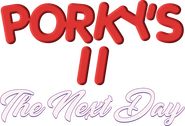 Logo of Porky's II: The Next Day image size 1876x1274