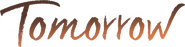Logo of Tomorrow image size 2597x664