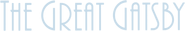 Logo of The Great Gatsby image size 847x141