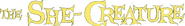 Logo of The She-Creature image size 663x94