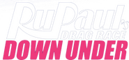 Logo of RuPaul's Drag Race Down Under image size 1335x617