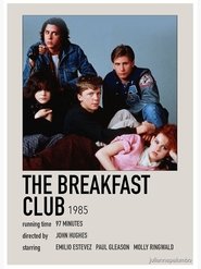 Poster of The Breakfast Club image size 750x1000