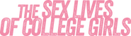 Logo of The Sex Lives of College Girls image size 1280x356