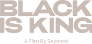 Logo of Black Is King image size 2703x1294