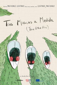 poster Three Fitted Flies