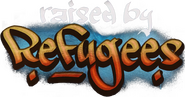 Logo of Raised by Refugees image size 1977x1032