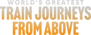 Logo of World's Greatest Train Journeys from Above image size 3840x1472