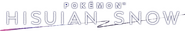 Logo of Pokémon: Hisuian Snow image size 985x165
