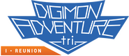 Logo of Digimon Adventure tri. Part 1: Reunion image size 1394x610