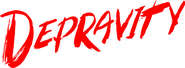 Logo of Depravity image size 3529x1298