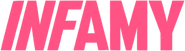 Logo of Infamy image size 1198x330