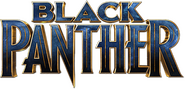 Logo of Black Panther image size 608x294