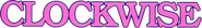 Logo of Clockwise image size 1590x220