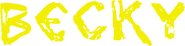 Logo of Becky image size 4281x1073
