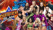Backdrop of WWE SummerSlam 2017 image size 1920x1080