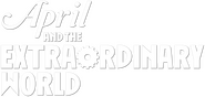Logo of April and the Extraordinary World image size 1150x547