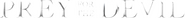 Logo of Prey for the Devil image size 4195x405