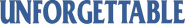 Logo of Unforgettable image size 1054x134