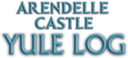 Logo of Arendelle Castle Yule Log image size 1440x651